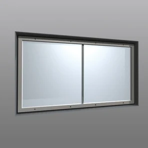 Окно рентгенозащитное ОЗС-2 (два стекла)